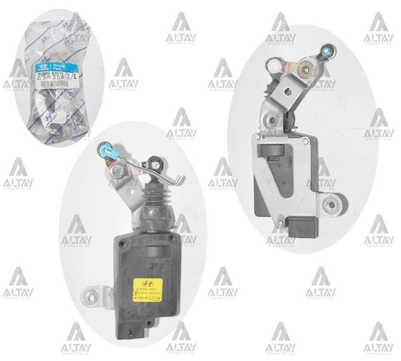 Hyundai H1 Sağ Radyatör Fan ve Motoru Merkezi Kilit H Sağ OEM 95960-43010